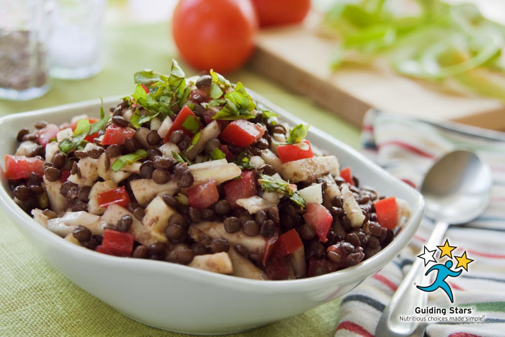 Lentil Salad with Apples