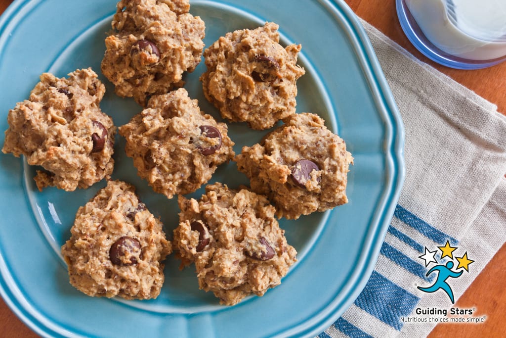 Peanut Butter Banana Oat Cookies