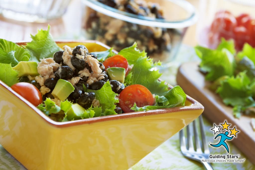 Salmon and Black Bean Salad