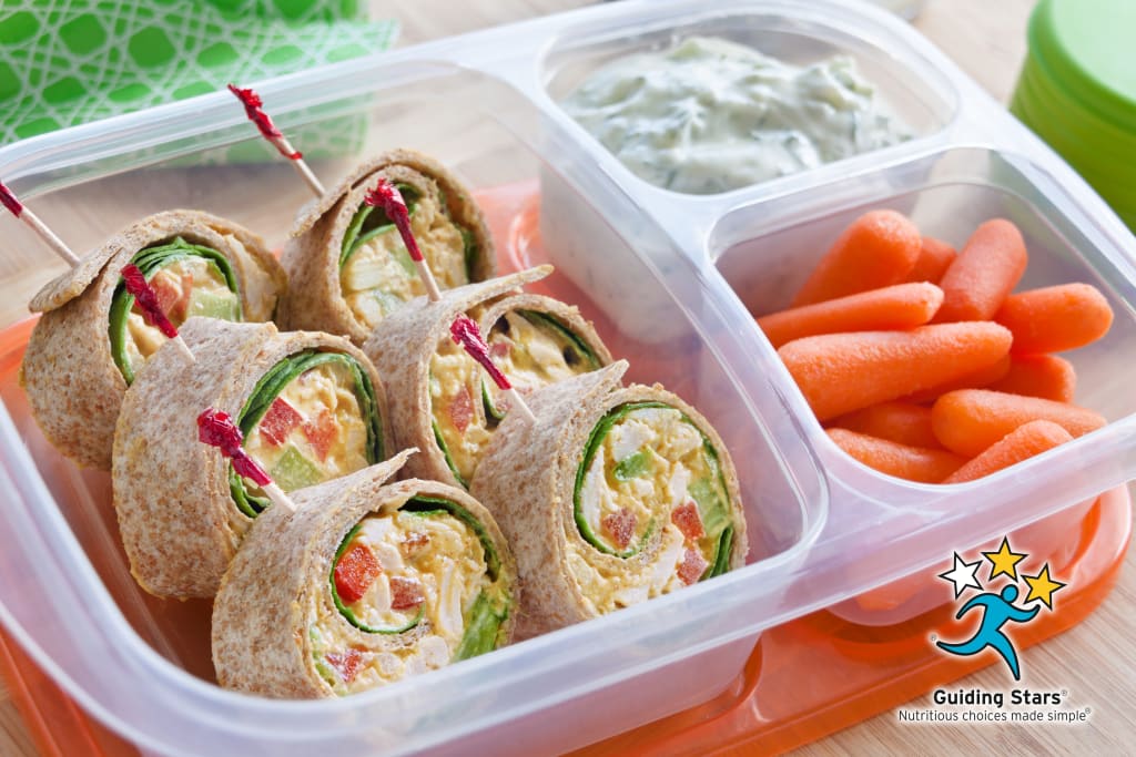 Mediterranean Chicken Salad Pinwheels