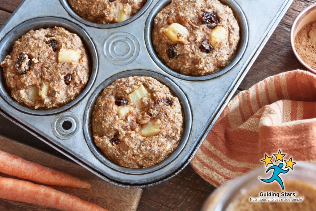 Carrot Cake Flax Muffins