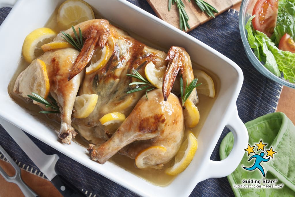 Lemon Garlic Roasted Chicken