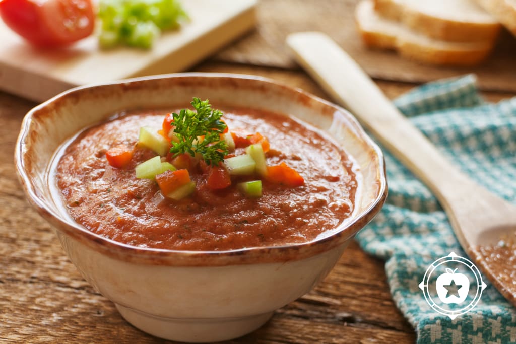 Grilled Tomato Gazpacho