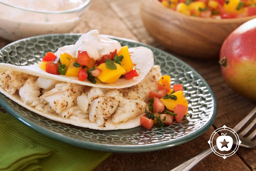FIsh Tacos with Mango Salsa