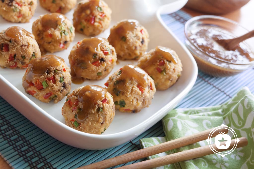 Sweet & Sour Veggie Dumplings