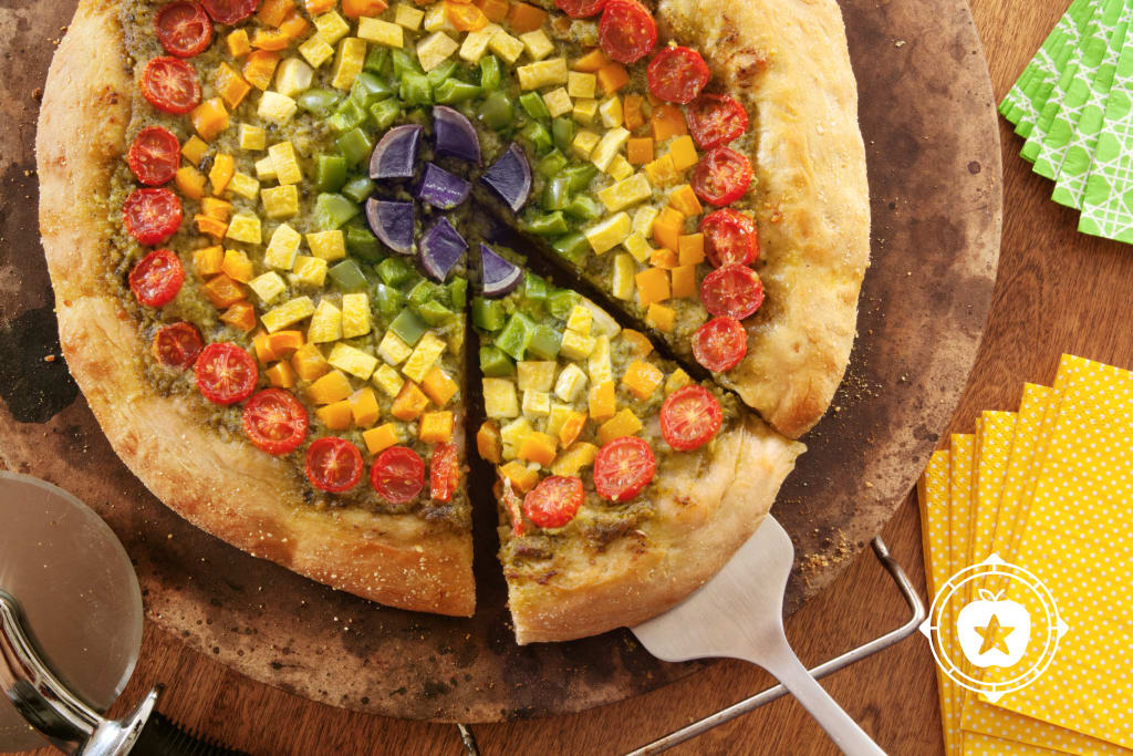 Rainbow Pizza