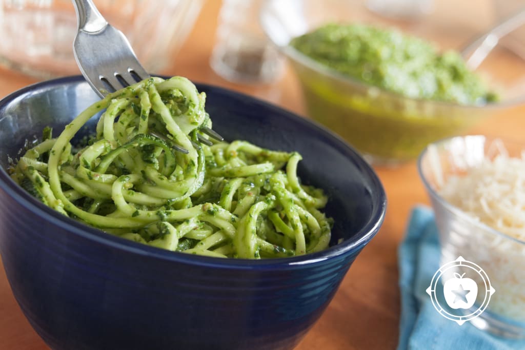Zoodles with Pesto