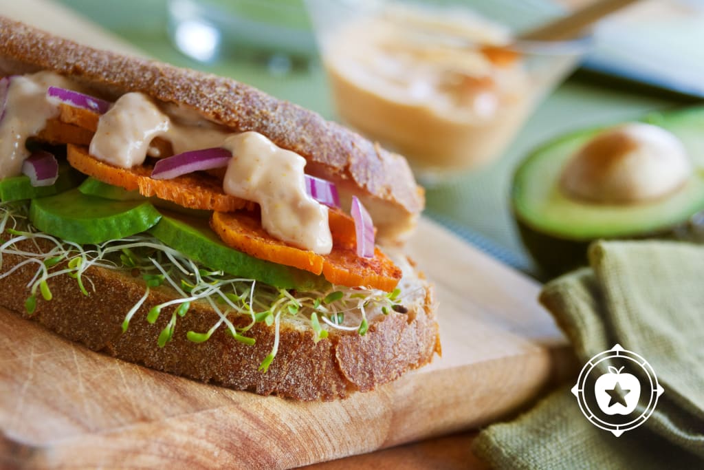 Spicy Sweet Potato Sandwich