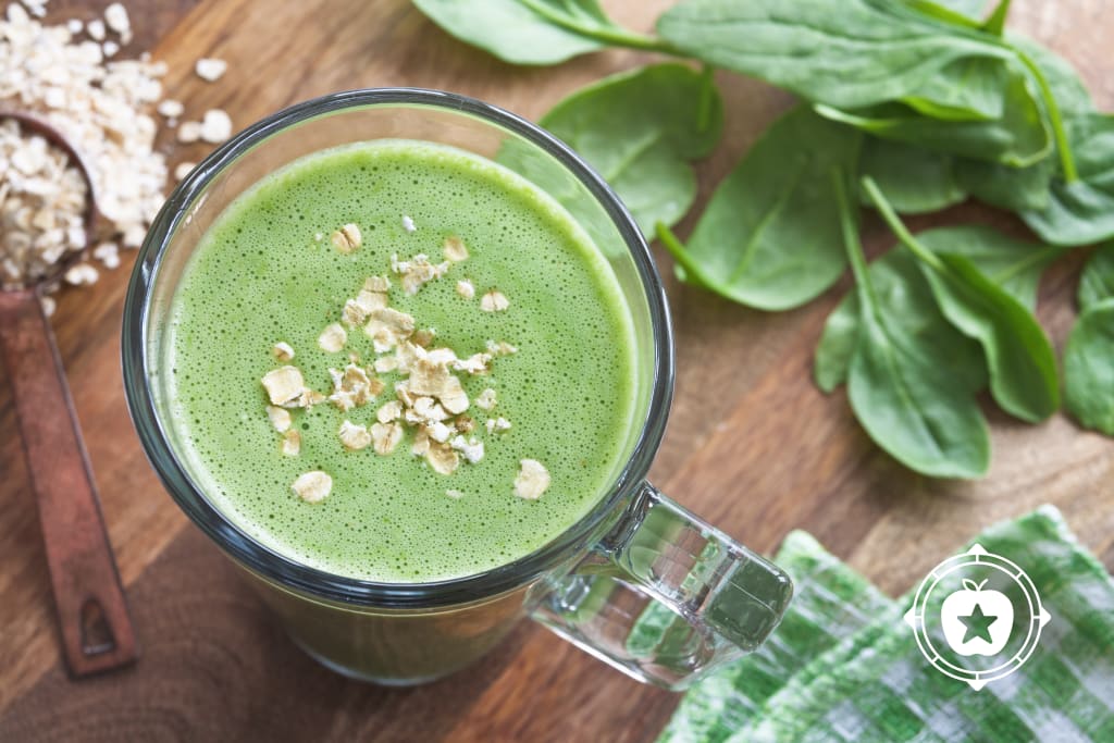 Melissa's Green Breakfast Smoothie.