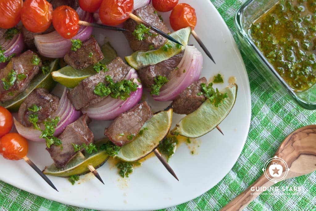 Mojo Beef Kebabs