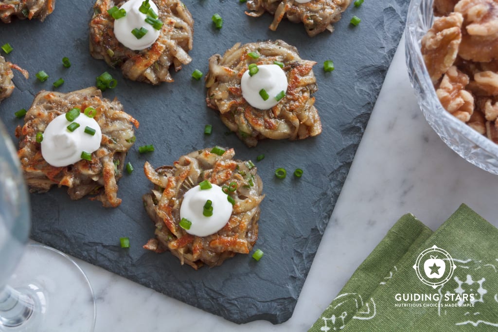 Mini Potato Pancake Canapes
