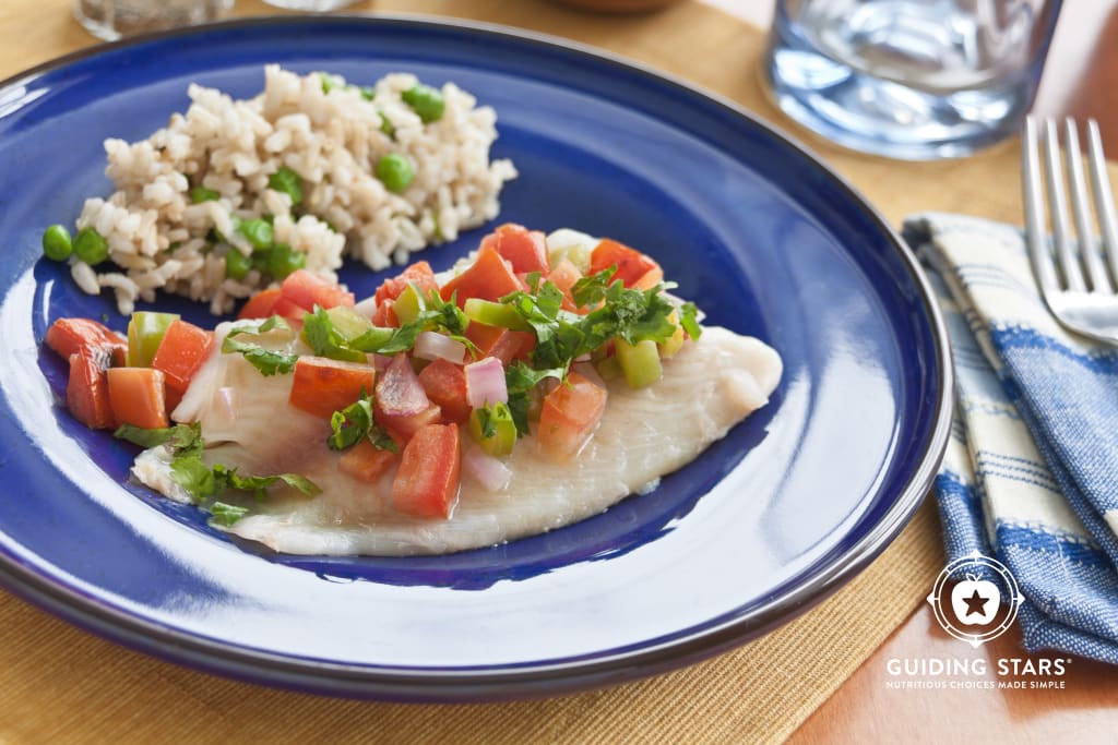 Salsa Broiled Tilapia