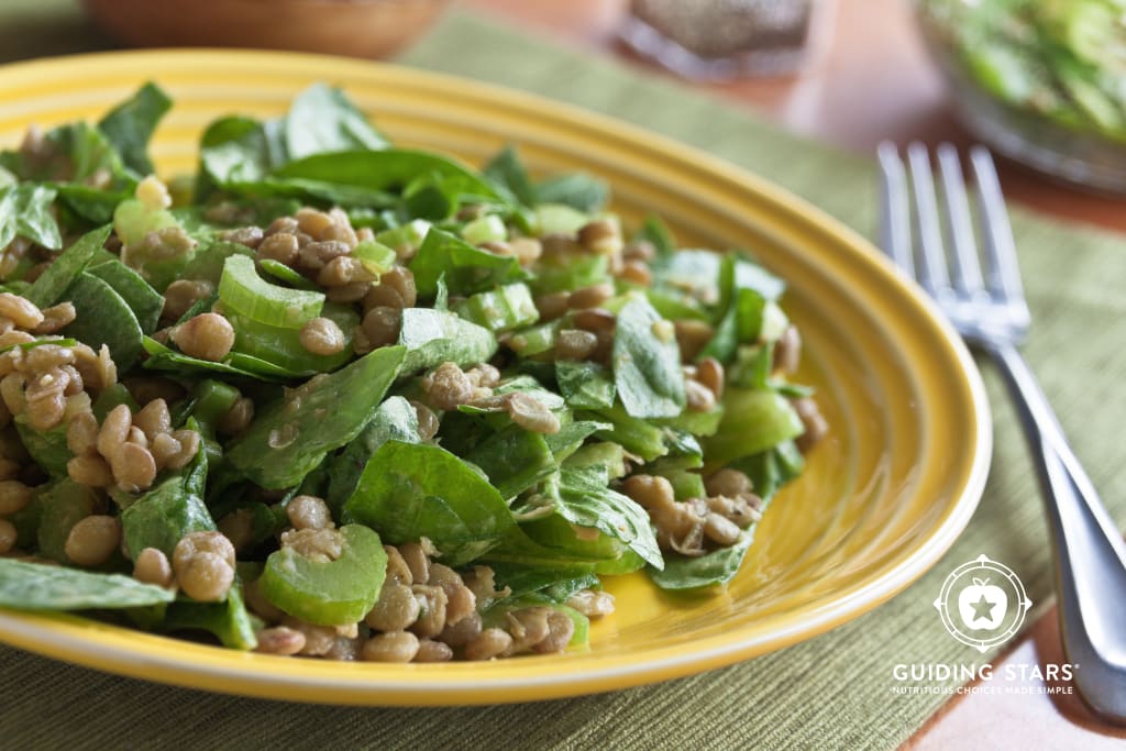 Lentil Spinach Salad