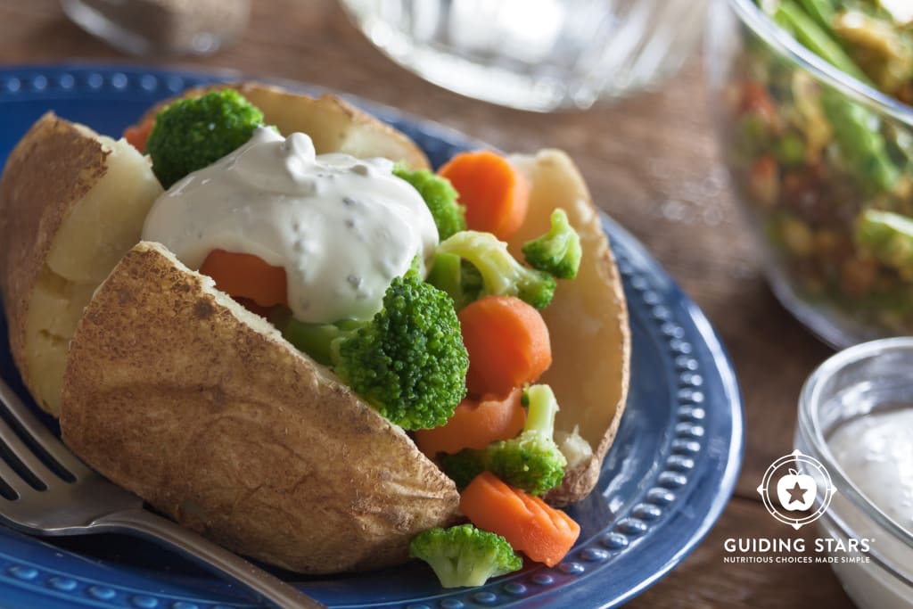 Baked Potatoes Primavera