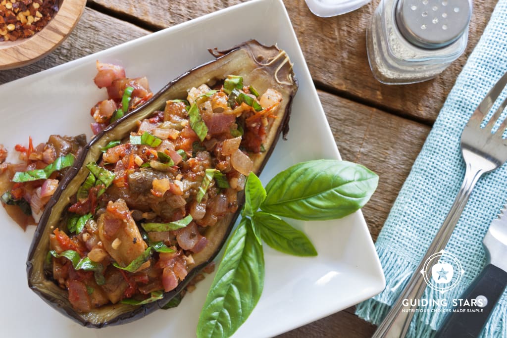 Provencal Stuffed Eggplants