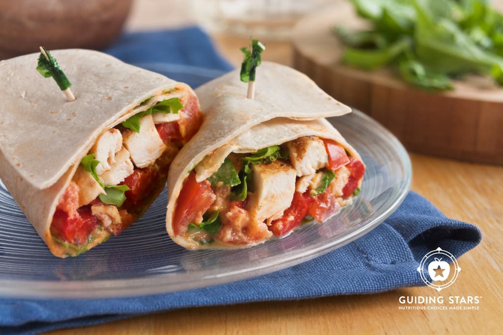 Roasted Red Pepper & Chicken Wrap