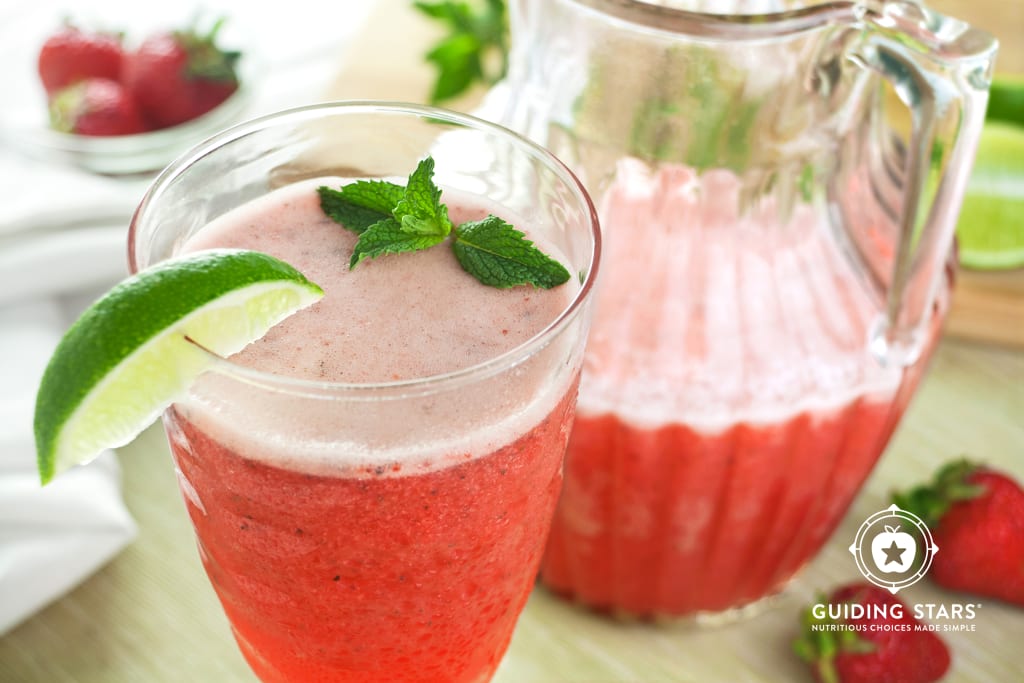 Strawberry Mint Spritzer
