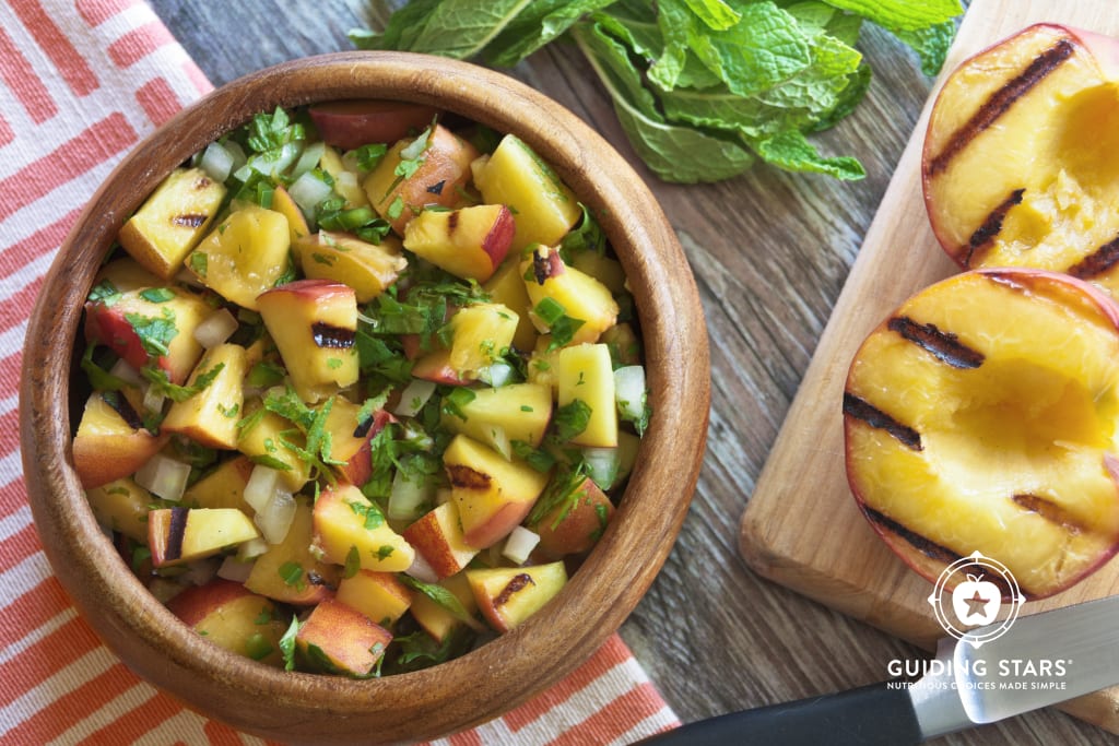 Grilled Peach Salsa