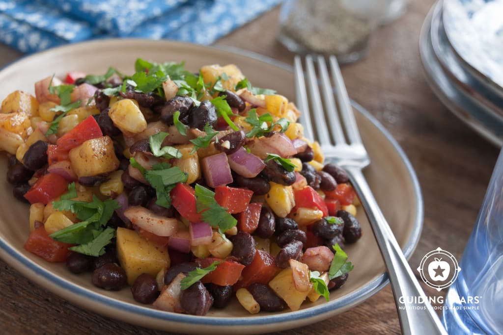 Roasted Corn, Black Bean & Mango Salad
