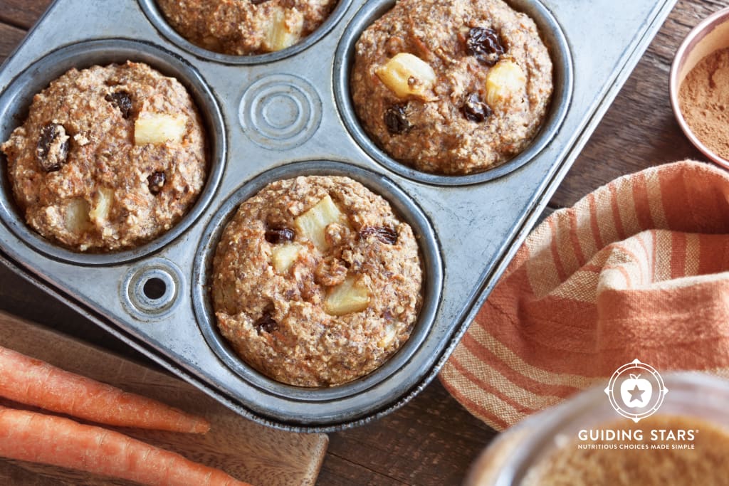 Carrot Cake Flax Muffins