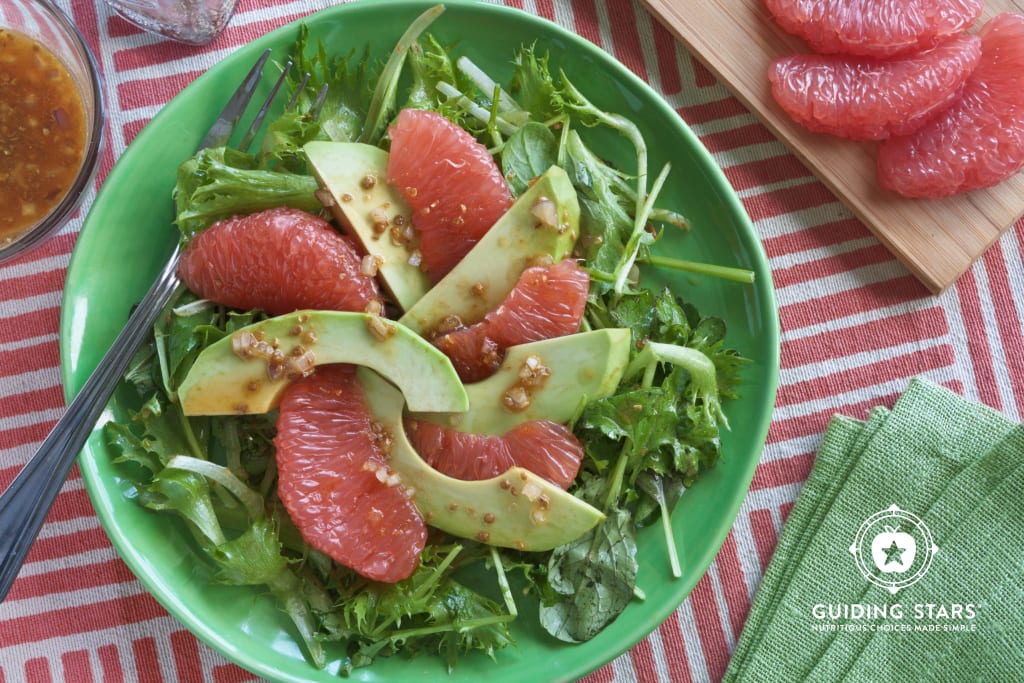 Asian Avocado & Pink Grapefruit Salad