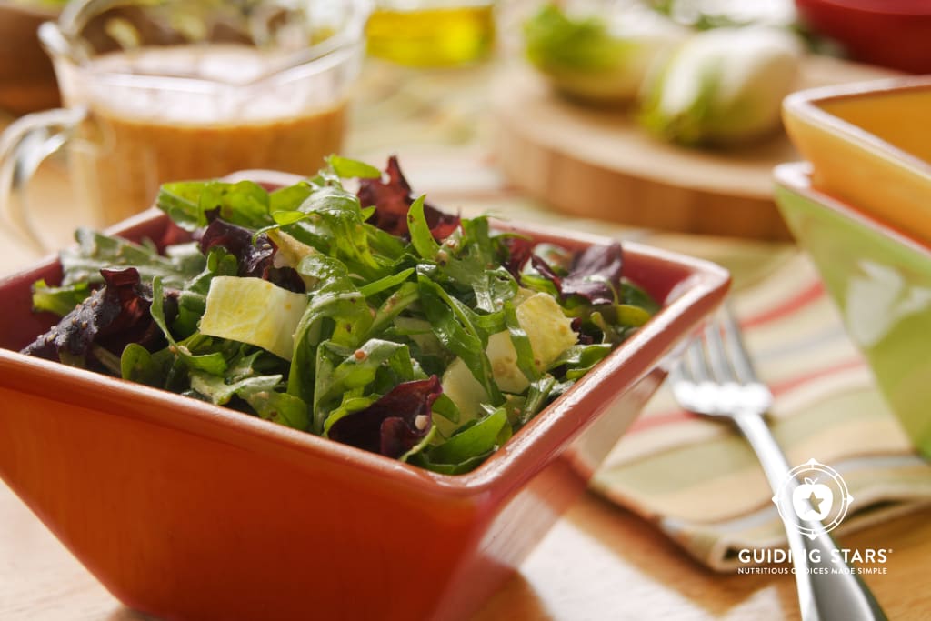 Mixed Greens with Mustard Dressing