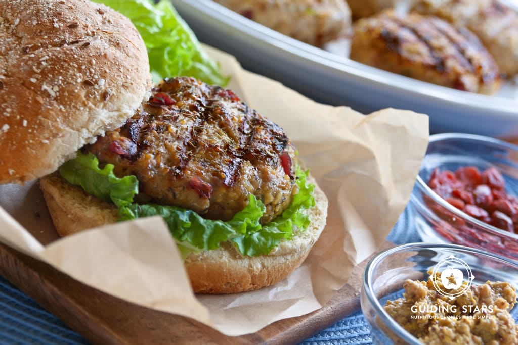 Cranberry & Herb Turkey Burgers