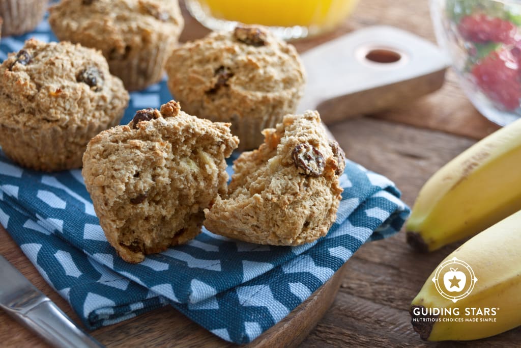 Easy Banana Raisin Muffins