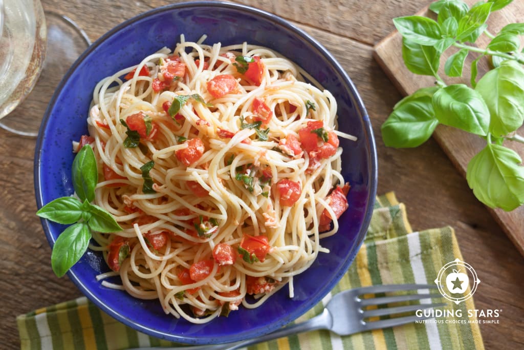 Lemon Garlic Angel Hair Pasta