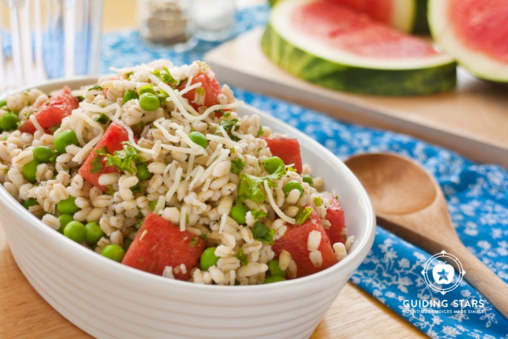 Summer Pea, Watermelon & Farro Salad