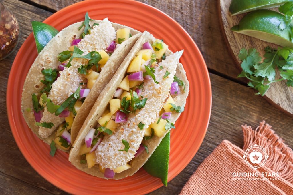 Tilapia Tacos With Peach Relish