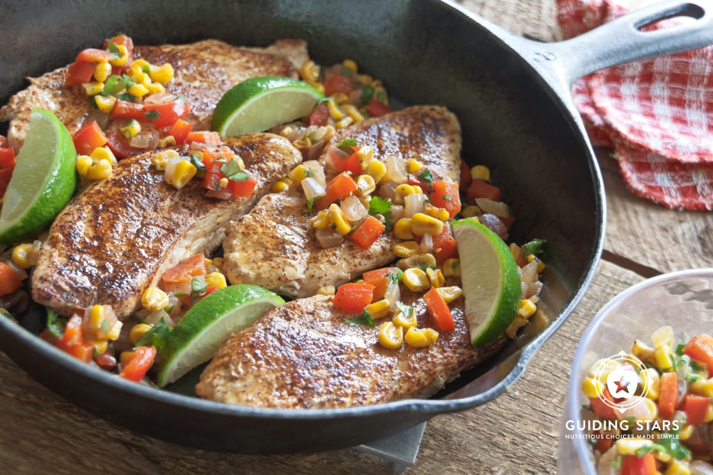 Turkey Cutlets With Corn Salsa
