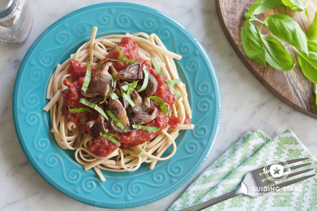 Linguine with Seared Mushrooms