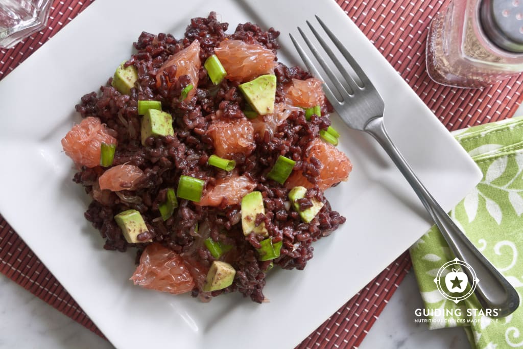 Black Rice Salad with Avocado & Grapefruit