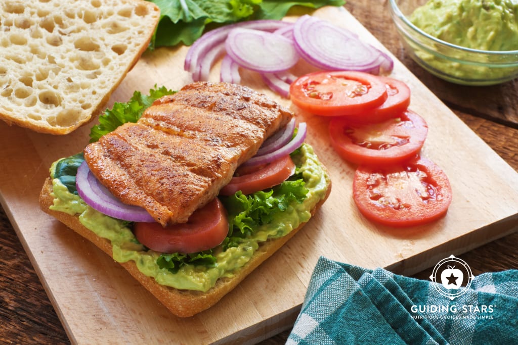 Blackened Salmon Sandwich