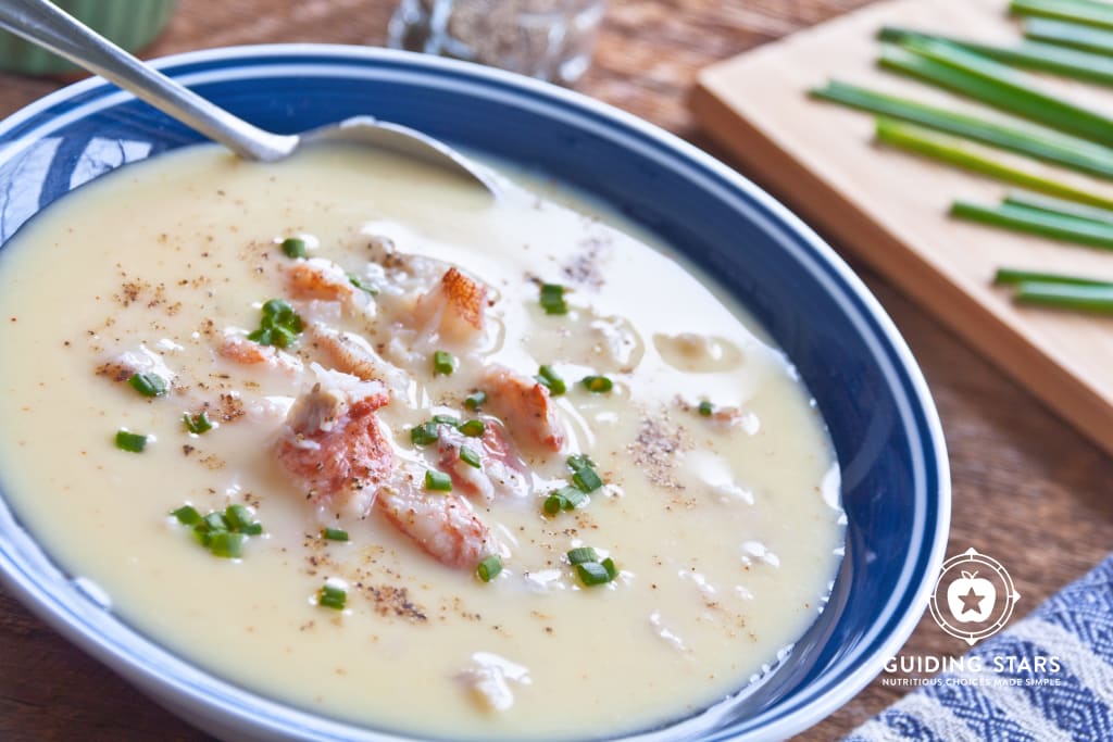 Chilled Corn Soup with Crab