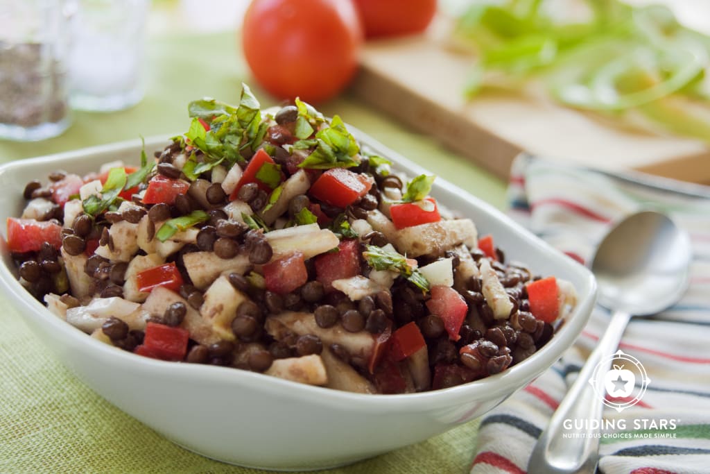 Lentil Salad with Apples