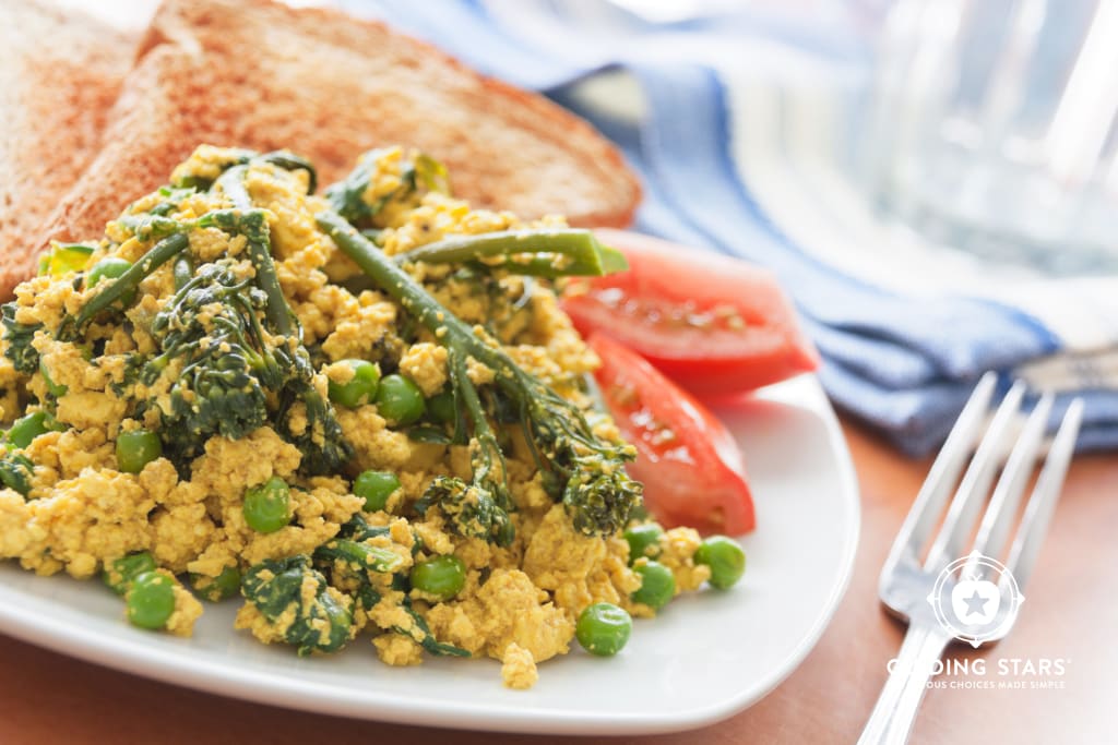 Tofu Scramble with Greens