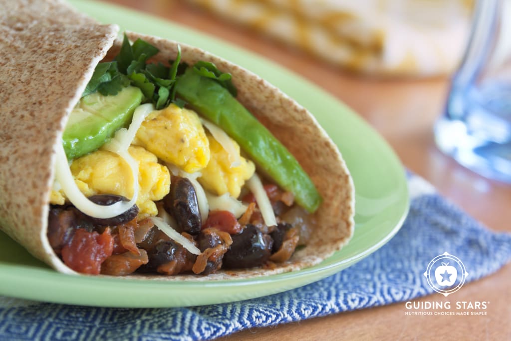 Black Bean Breakfast Burrito
