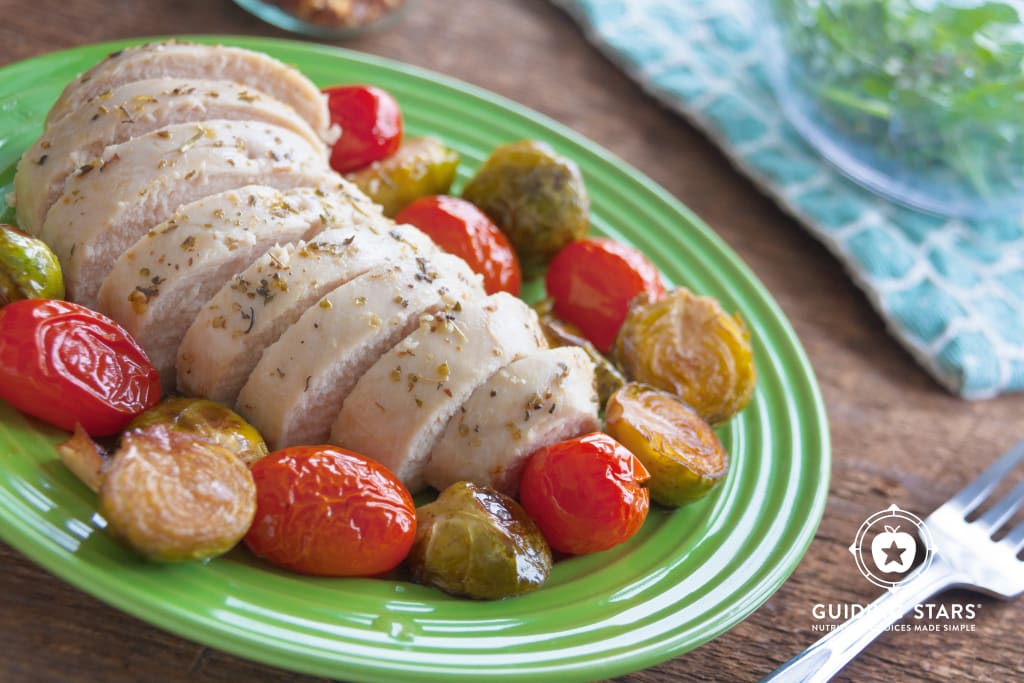 One-Pan Tuscan Chicken & Veggies