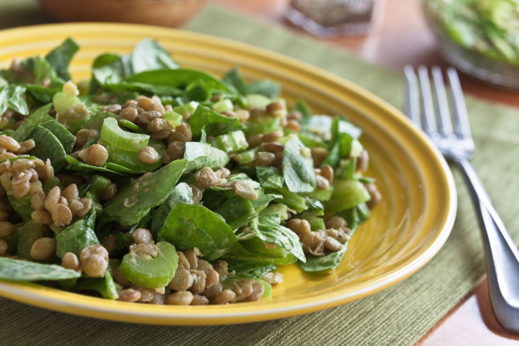 [NEW] Lentil Spinach Salad