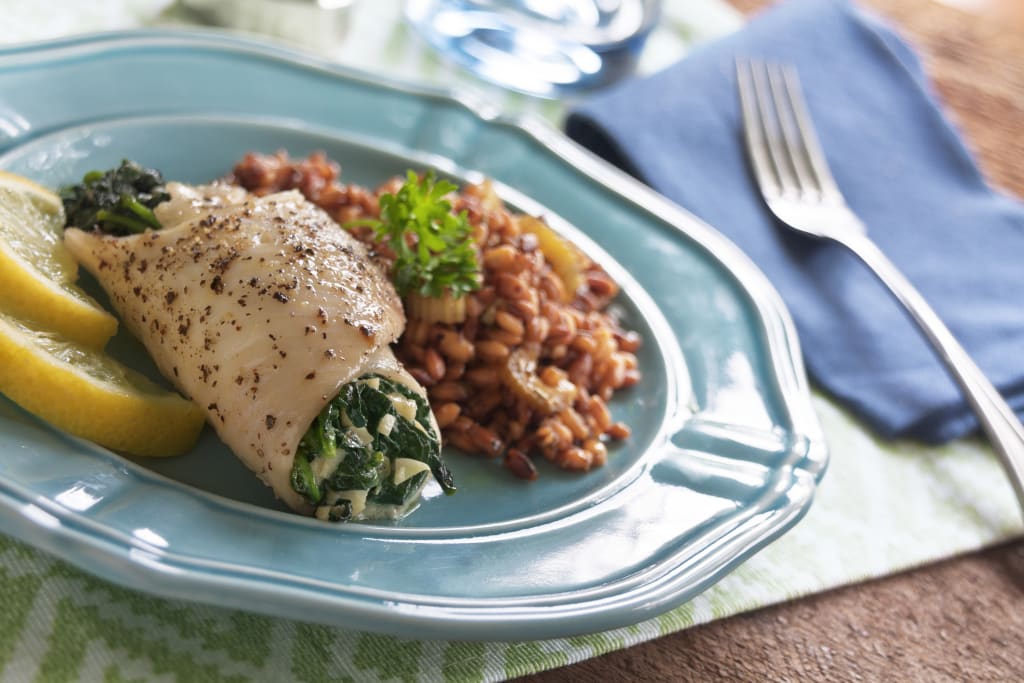 [NEW] Spinach-stuffed Sole