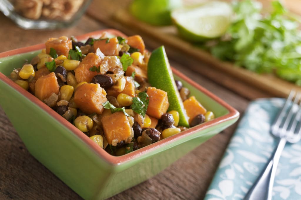 [NEW] Sweet Potato, Corn & Black Bean Hash