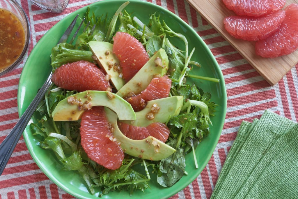 [NEW] Asian Avocado & Pink Grapefruit Salad