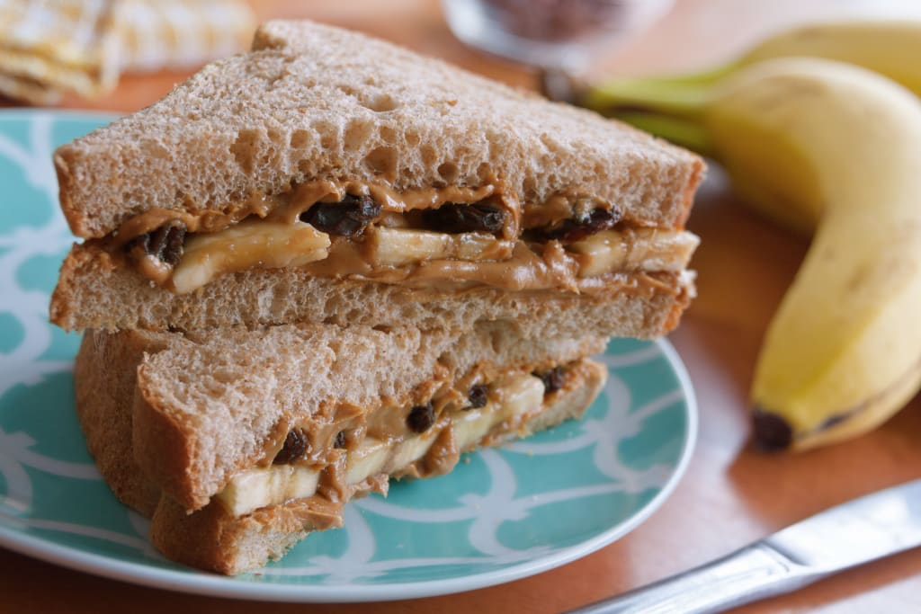 [NEW] Peanut Butter, Banana & Raisin Sandwich