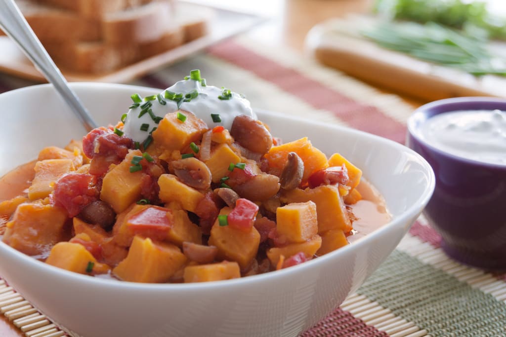 [NEW] African Ground Nut Stew With Sour Cream Topping