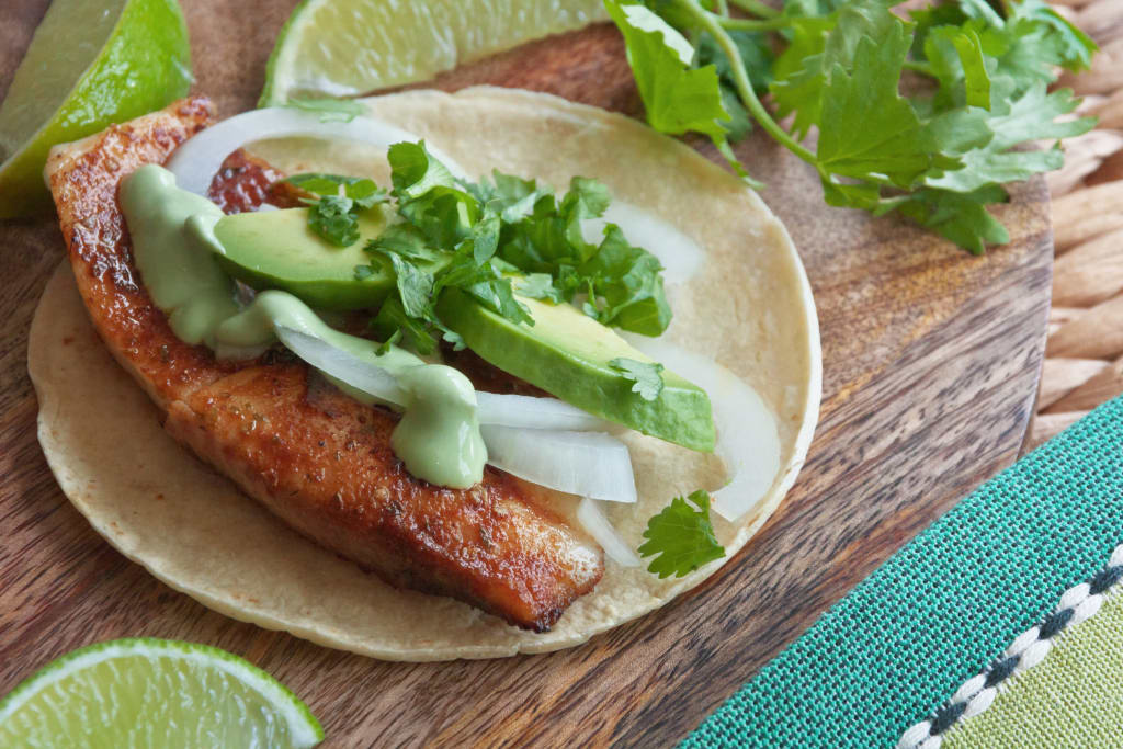 [NEW] Blackened Tilapia Baja Tacos