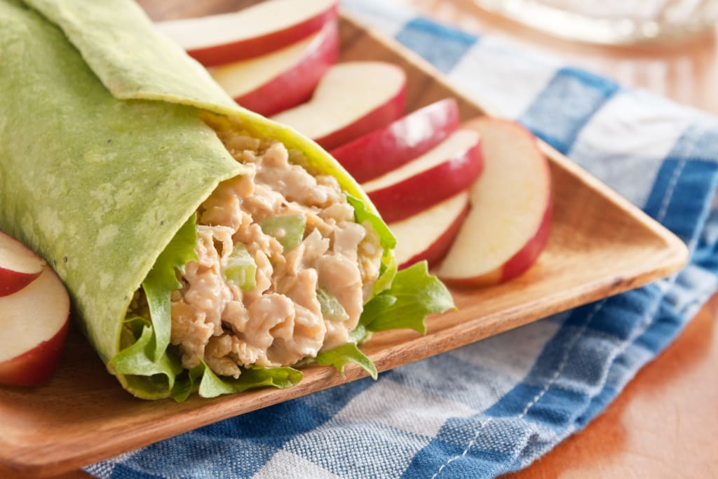 [NEW] Buffalo Chickpea Salad Wraps