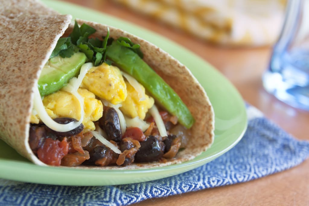 [NEW] Black Bean Breakfast Burrito