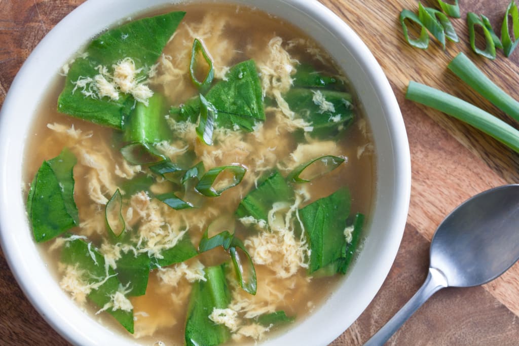 [NEW] Ginger Dropped Egg Soup